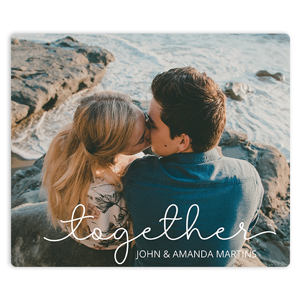 Bottom Script Together Mouse Pad