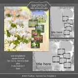 Artist's Toolbox - Summer Sun Template 3