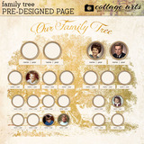 Family Tree Pre-designed Page