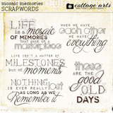 Mosaic Memories Scrap.Words