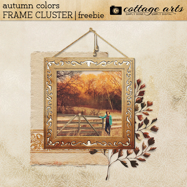 Autumn Colors Freebie Digital Art - Digital Scrapbooking Kits