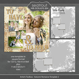 Artist's Toolbox - Autumn Romance Template 2