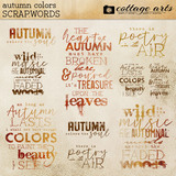 Autumn Colors Scrap.Words