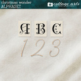 Christmas Wonder AlphaSet