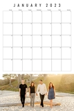 2023 Big Grid 1-2-3 Calendar 12x18