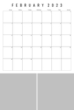 2023 Big Grid 1-2-3 Calendar 12x18