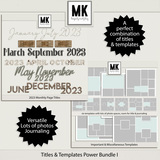 Titles & Templates Power Bundle I