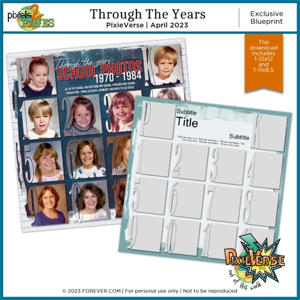 Virtual Party Exclusive Blueprint: Through The Years | Digital Art