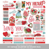 My Vintage Valentine 02 Sticker Pack