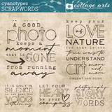 Cyanotypes Scrap.Words