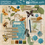 Cyanotypes Element Pak