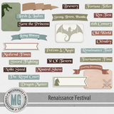 Renaissance Festival Tags
