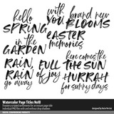 Watercolor Page Titles Brushes and Stamps 18