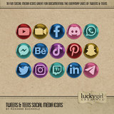Tweens & Teens Social Media Icons