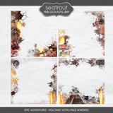 Epic Adventures - Volcanic Vistas Page Borders