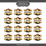 Coronation Day Badges