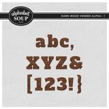 Dark Wood Veneer Alpha - 1