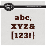 Dark Wood Veneer Alpha - 4