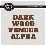 Dark Wood Veneer Alpha - 1