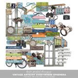 Vintage Artistry Everywhere Scrapbook Bundle 01