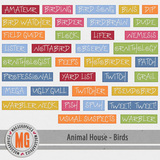 Animal House - Birds Bundle