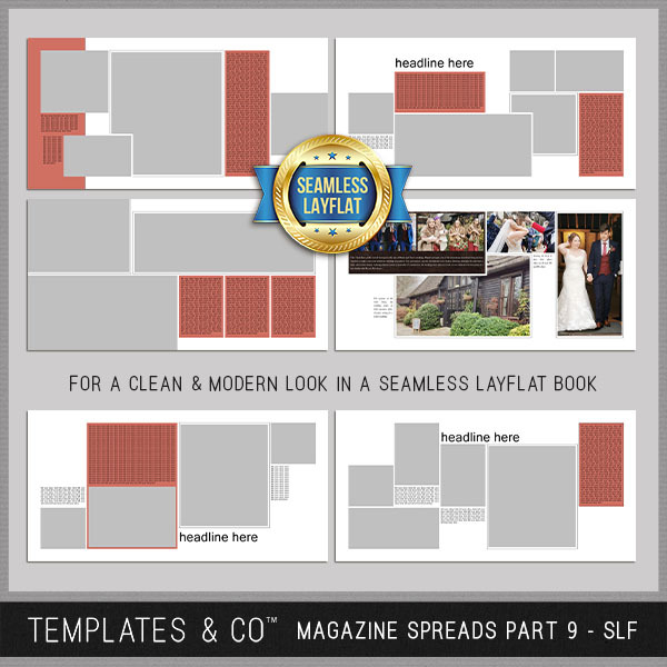 Magazine Spreads Part 9 - SLF Digital Art - Digital Scrapbooking Kits