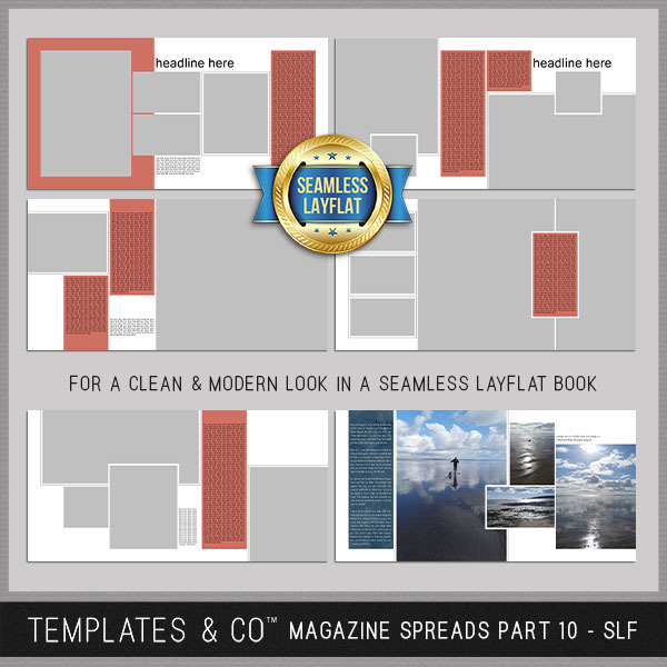 Magazine Spreads Part 10 - SLF Digital Art - Digital Scrapbooking Kits