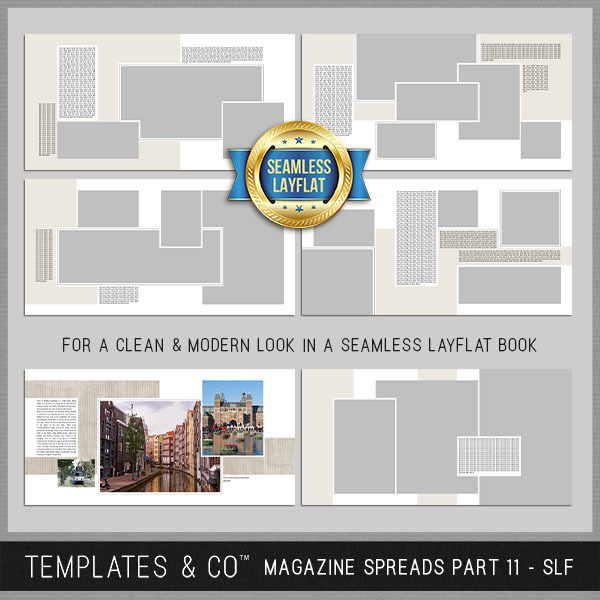 Magazine Spreads Part 11 - SLF Digital Art - Digital Scrapbooking Kits