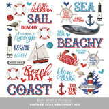 Vintage Seas Scrapbooking Bundle 01