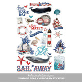Vintage Seas Chipboard Stickers