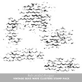 Vintage Seas Wave Clusters Stamp Pack