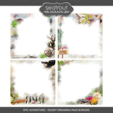 Epic Adventures - Desert Dreaming Page Borders