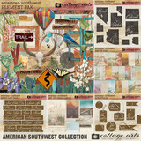American Southwest Word Art Tags