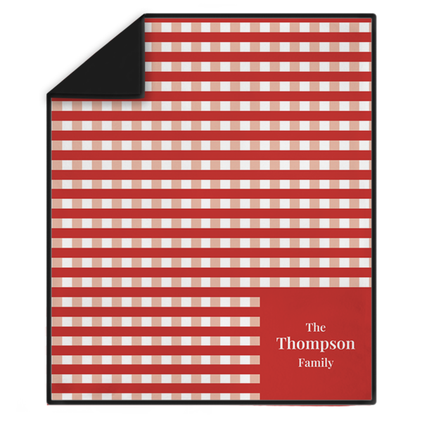 French Gingham Outdoor Blanket Outdoor Blanket