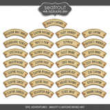 Epic Adventures - Mighty Canyons Word Art