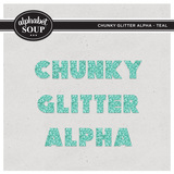 Chunky Glitter Alpha - Teal