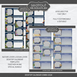 Desktop Calendar Combo 2024