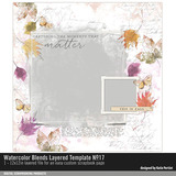 Watercolor Blends Layered Template 17