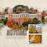 Autumn Flora & Fauna Word Art