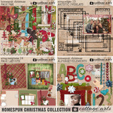 Homespun Christmas AlphaSet & Element Pak