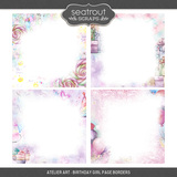 Atelier Art - Birthday Girl Page Borders