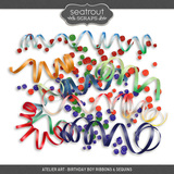 Atelier Art - Birthday Boy Ribbons and Sequins