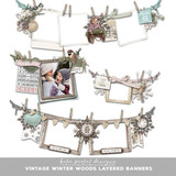 Vintage Winter Woods Scrapbooking Bundle