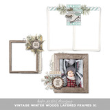 Vintage Winter Woods Scrapbooking Bundle