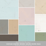 Vintage Winter Woods Scrapbooking Bundle