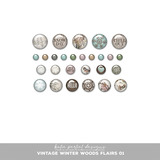 Vintage Winter Woods Flairs 01