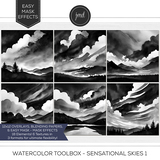 Watercolor Toolbox - Sensational Skies 1