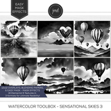 Watercolor Toolbox - Sensational Skies Bundle