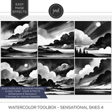 Watercolor Toolbox - Sensational Skies Bundle