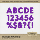 Toys Magnetic Purple Alpha Set